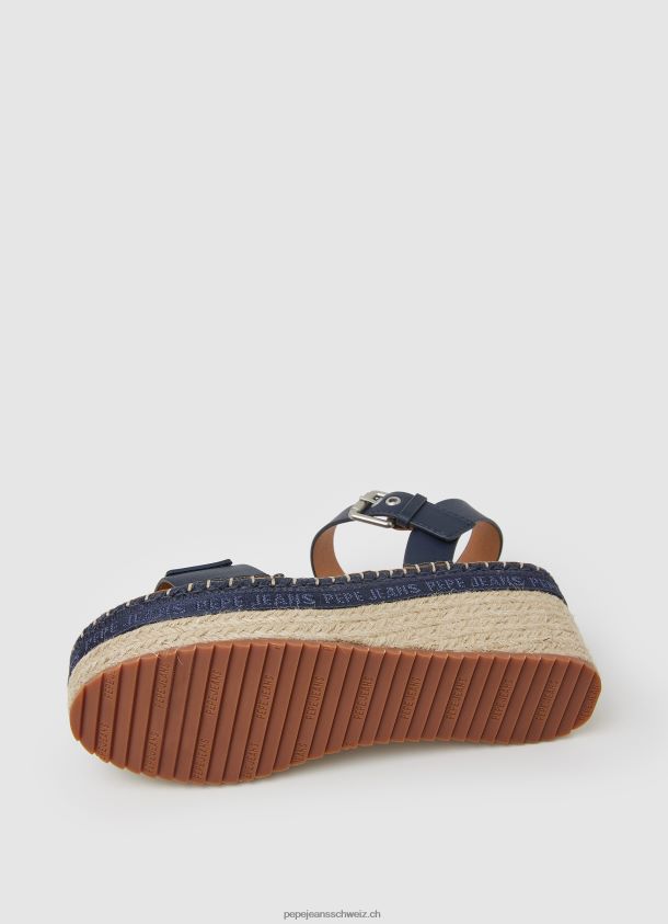 Keilsandalen der Marke Wittney Frauen Pepe Jeans Marine 84XH6T650