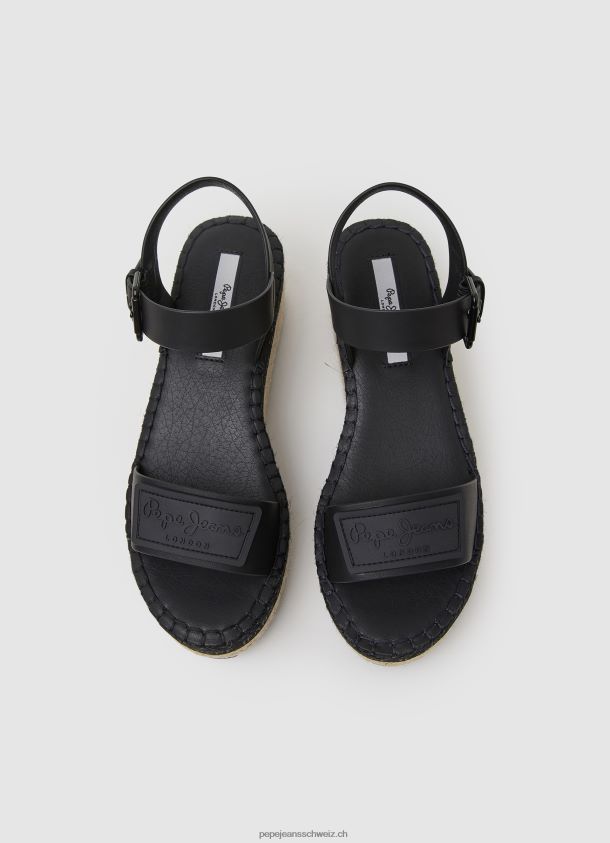 Keilsandalen der Marke Wittney Frauen Pepe Jeans Schwarz 84XH6T643