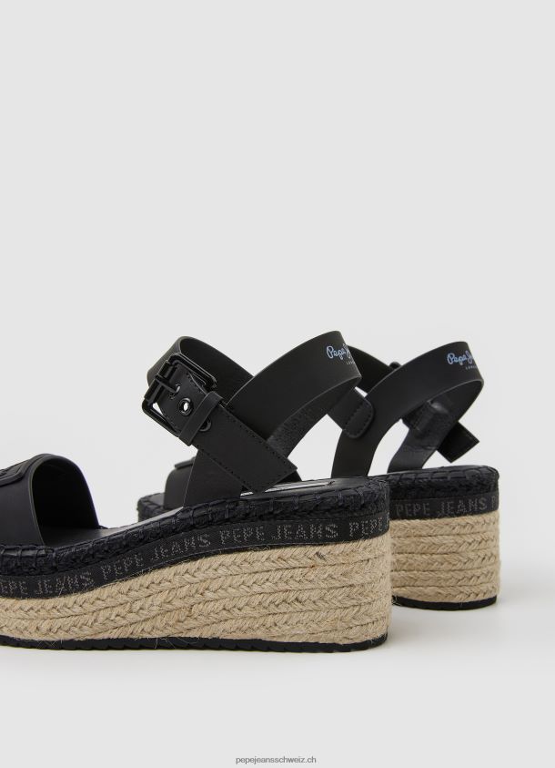 Keilsandalen der Marke Wittney Frauen Pepe Jeans Schwarz 84XH6T643