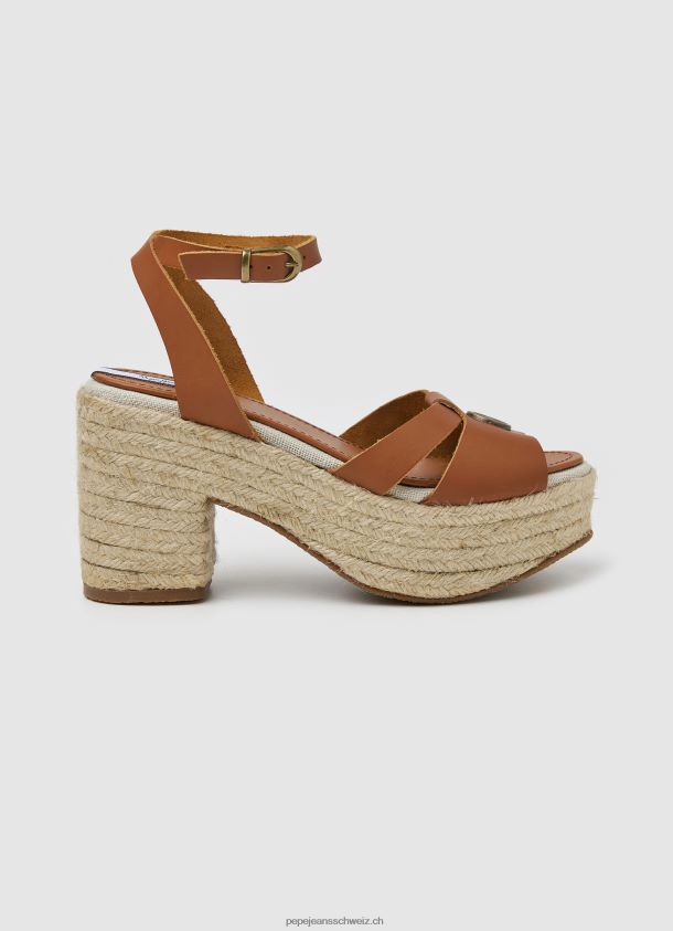 Taffy Day Ledersandalen Frauen Pepe Jeans bräunen 84XH6T645