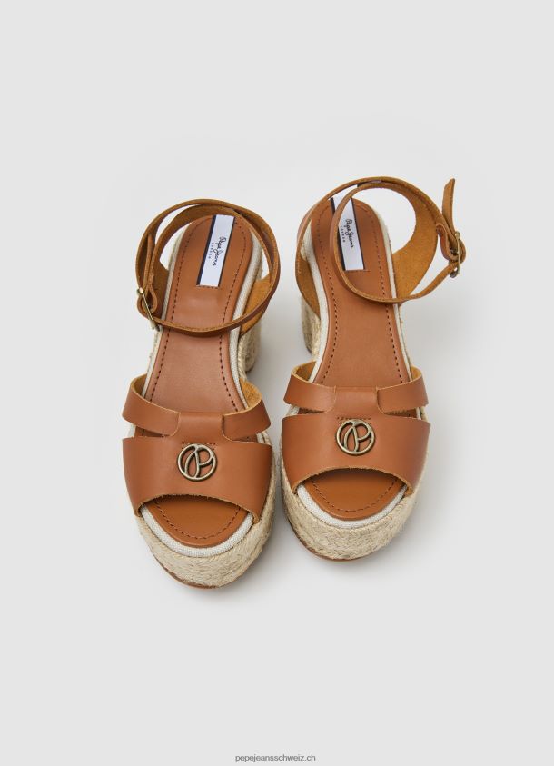 Taffy Day Ledersandalen Frauen Pepe Jeans bräunen 84XH6T645