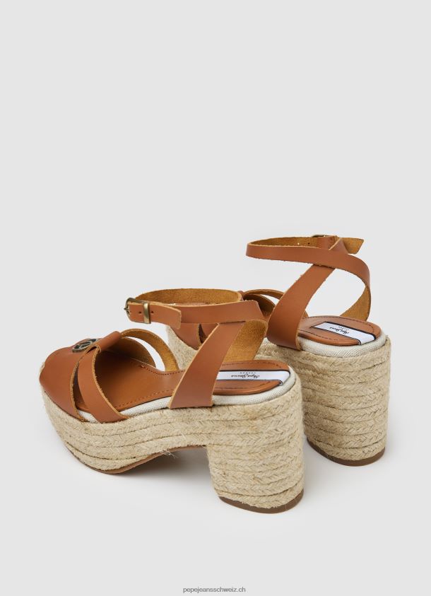Taffy Day Ledersandalen Frauen Pepe Jeans bräunen 84XH6T645