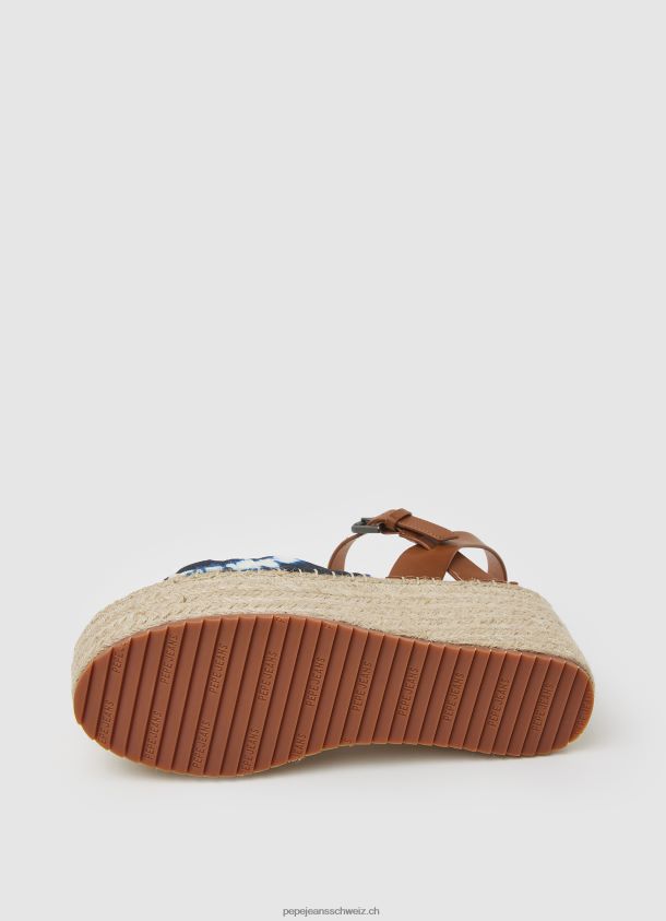 Witney Dye Keilsandalen Frauen Pepe Jeans Tiefsee 84XH6T644
