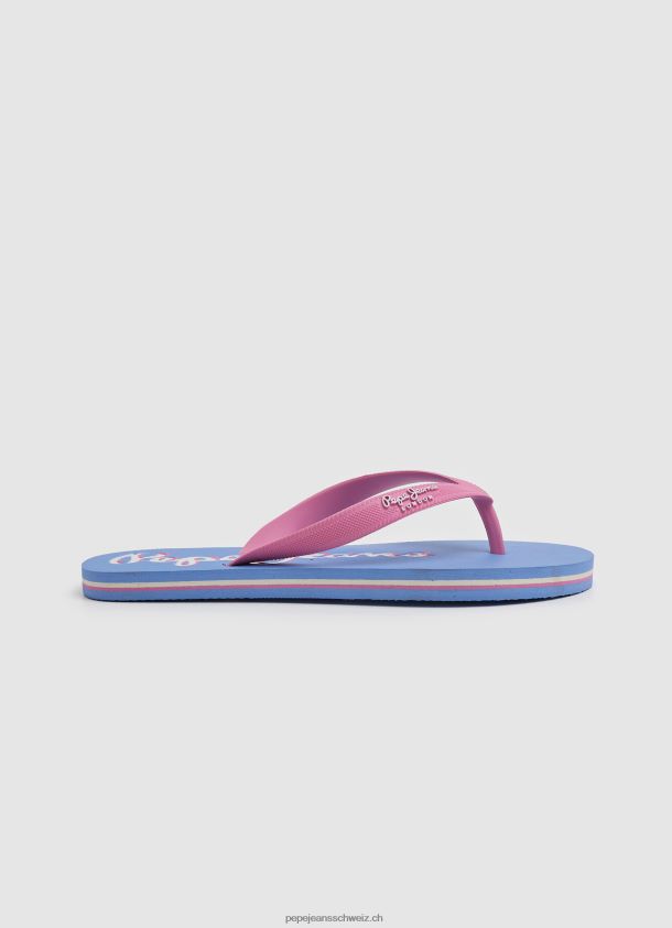 Bucht Strand Flip Flops Frauen Pepe Jeans leuchtend rosa 84XH6T707