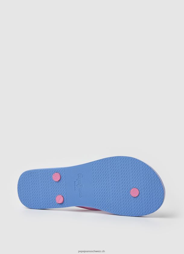 Bucht Strand Flip Flops Frauen Pepe Jeans leuchtend rosa 84XH6T707