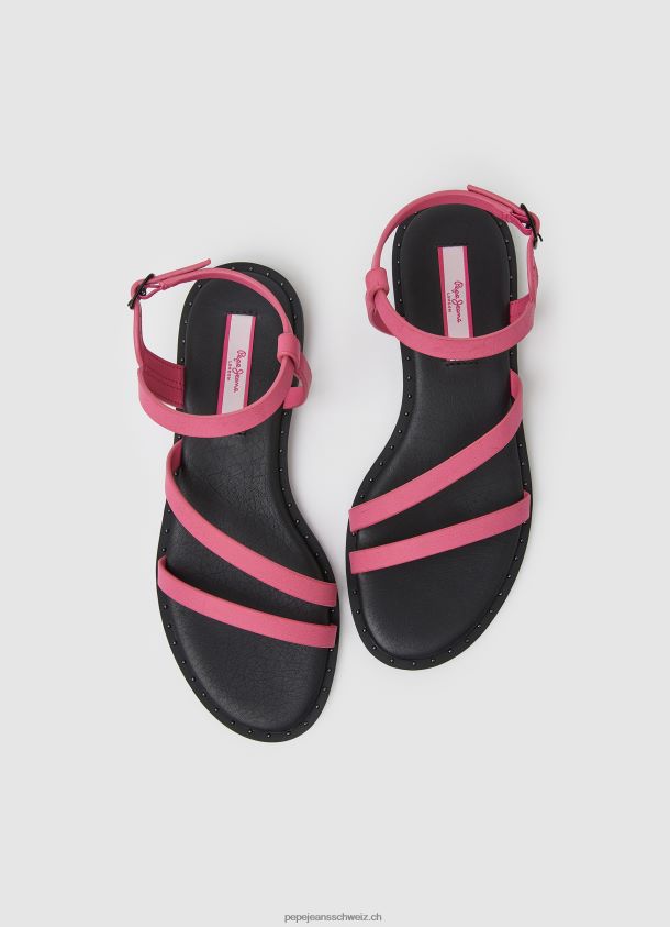 Flache Sandalen von Hayes Juice Frauen Pepe Jeans Kaugummi 84XH6T666