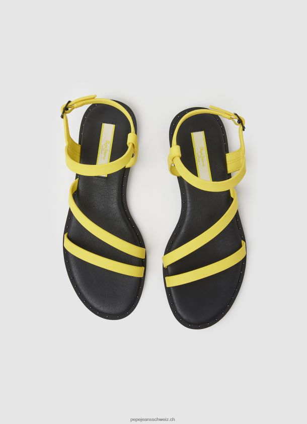 Flache Sandalen von Hayes Juice Frauen Pepe Jeans Zitrone 84XH6T664
