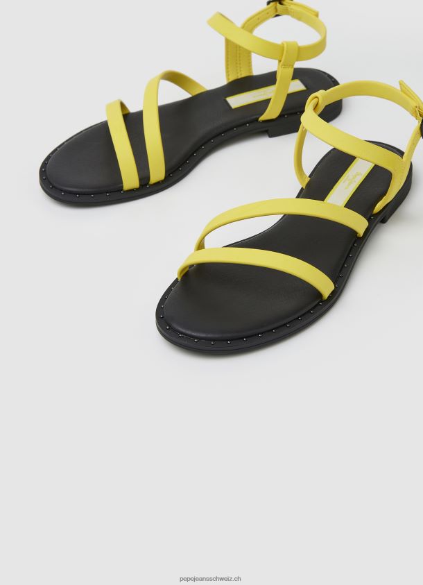 Flache Sandalen von Hayes Juice Frauen Pepe Jeans Zitrone 84XH6T664