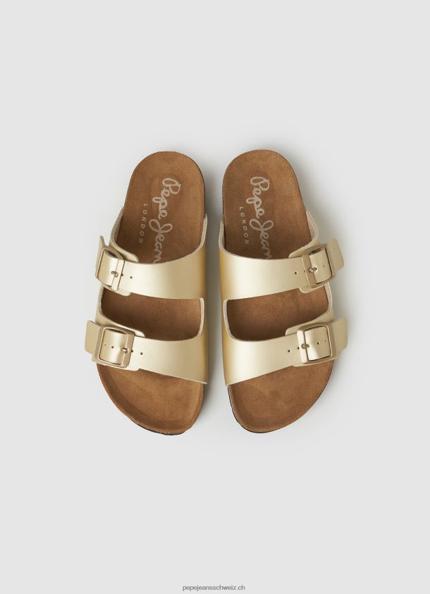 Oban Claic anatomische Sandalen Frauen Pepe Jeans golden 84XH6T674