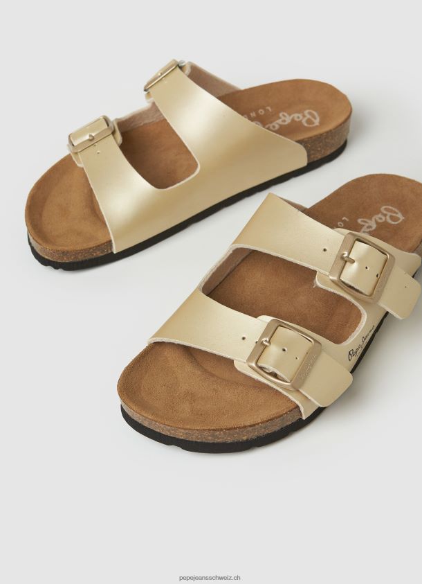 Oban Claic anatomische Sandalen Frauen Pepe Jeans golden 84XH6T674