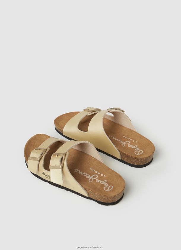 Oban Claic anatomische Sandalen Frauen Pepe Jeans golden 84XH6T674