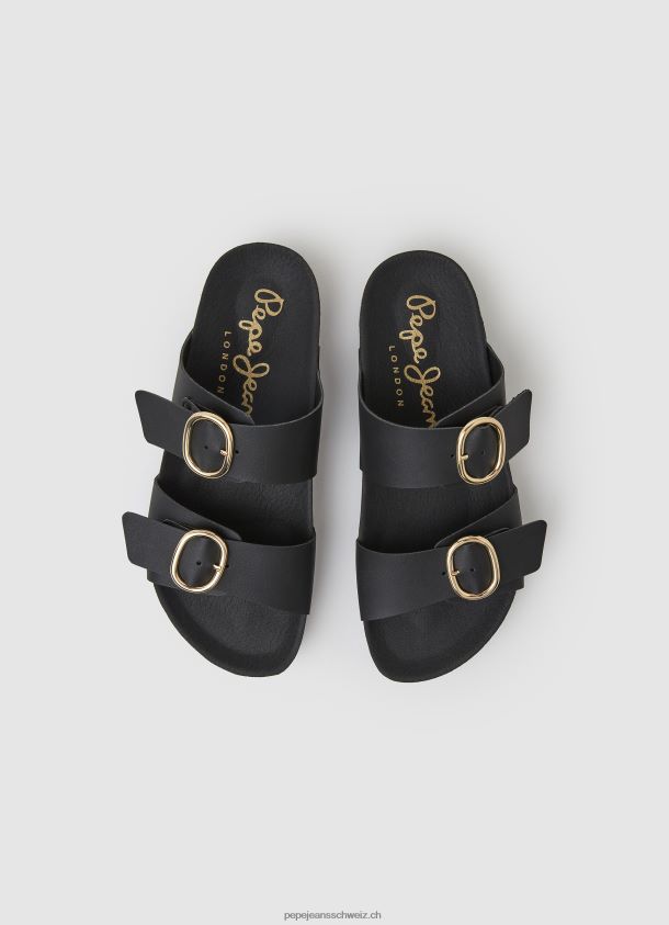 Oban anatomische Sandalen Frauen Pepe Jeans Schwarz 84XH6T653