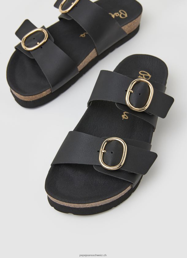 Oban anatomische Sandalen Frauen Pepe Jeans Schwarz 84XH6T653