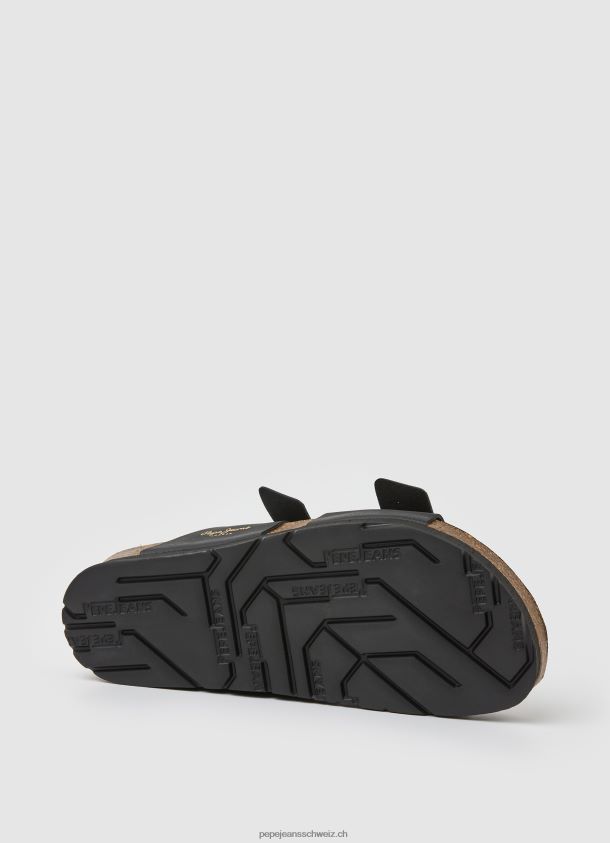 Oban anatomische Sandalen Frauen Pepe Jeans Schwarz 84XH6T653