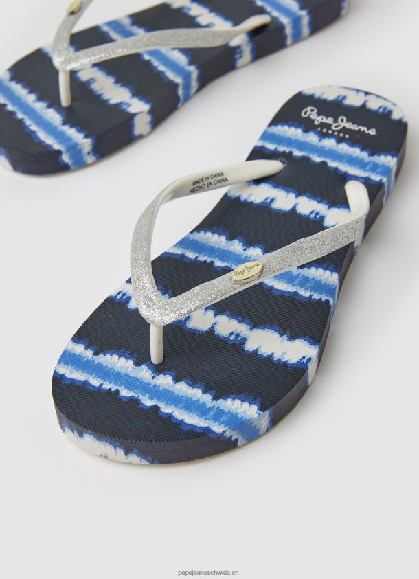 Rake Brise Strand-Flip-Flops Frauen Pepe Jeans dulwich 84XH6T700