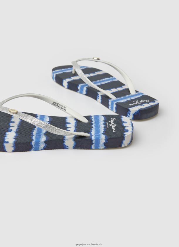 Rake Brise Strand-Flip-Flops Frauen Pepe Jeans dulwich 84XH6T700