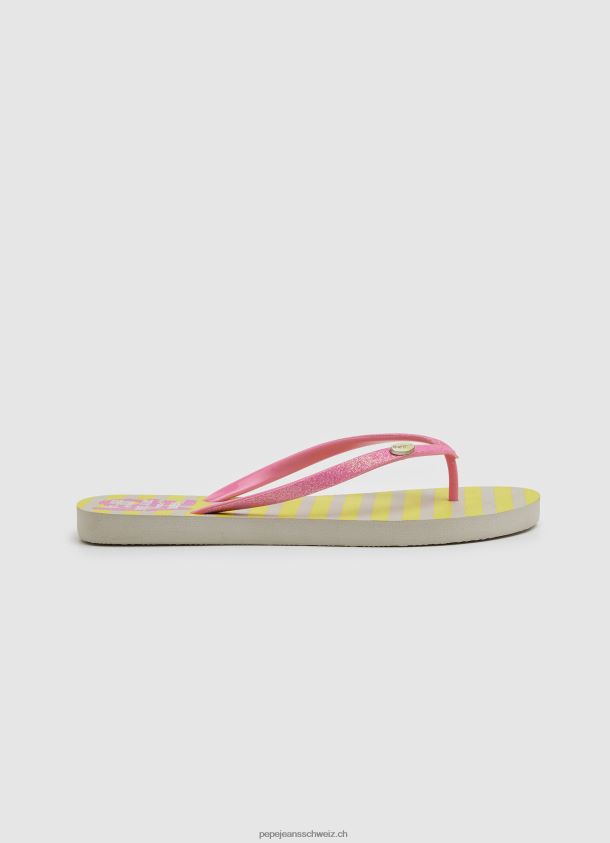 Rake Love Strand-Flip-Flops Frauen Pepe Jeans Säuregrün 84XH6T705