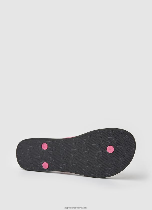 Rake Love Strand-Flip-Flops Frauen Pepe Jeans Schwarz 84XH6T706