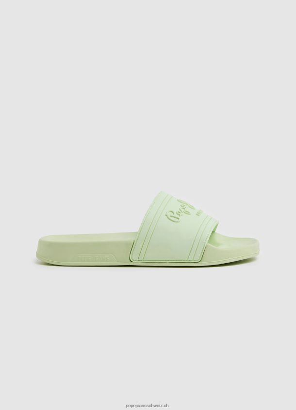 Slider-Logo-Strand-Flip-Flops Frauen Pepe Jeans frisches grün 84XH6T688
