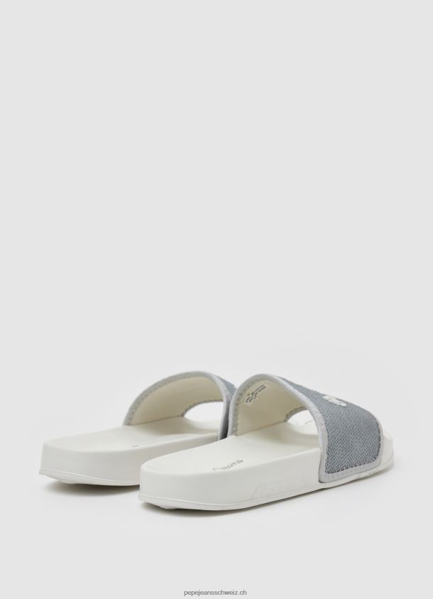 Slider süße Strand-Flip-Flops Frauen Pepe Jeans Perlsilber 84XH6T694