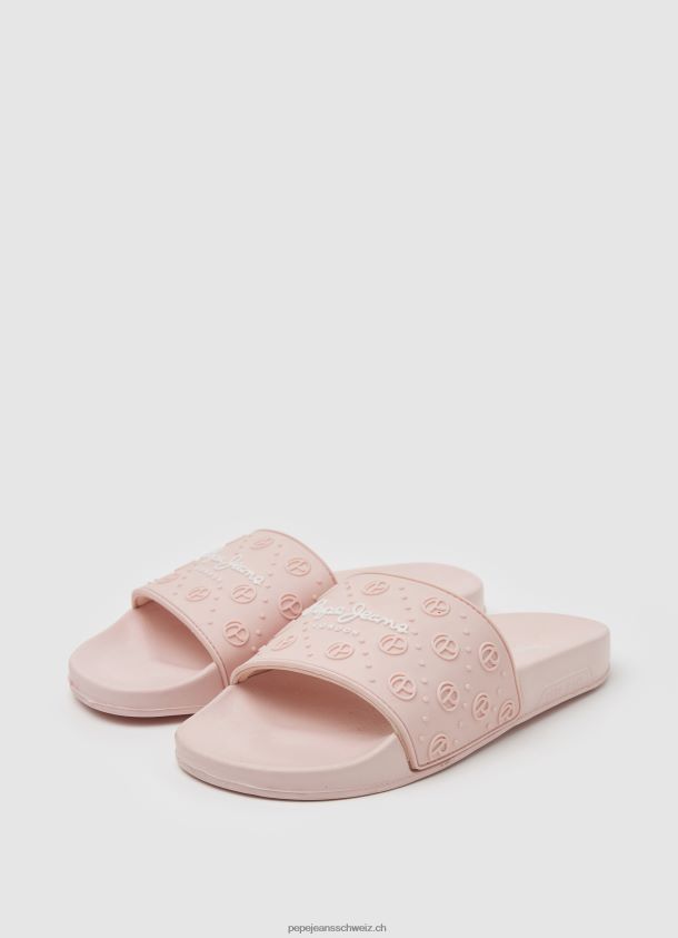 Slider schlichte Strand-Flip-Flops Frauen Pepe Jeans Hell-Pink 84XH6T689