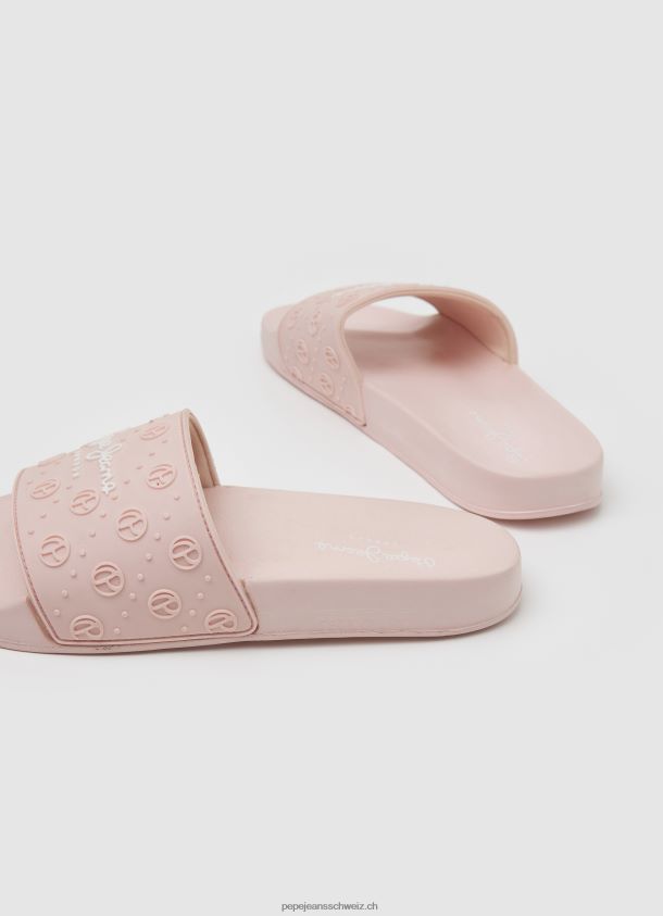 Slider schlichte Strand-Flip-Flops Frauen Pepe Jeans Hell-Pink 84XH6T689