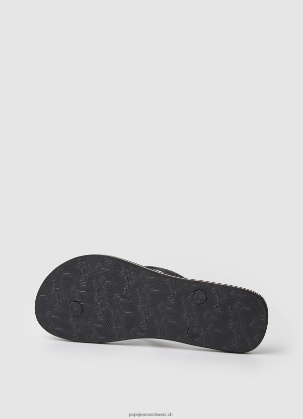 Strand-Flip-Flops mit Rechenbuchstaben Frauen Pepe Jeans Schwarz 84XH6T697