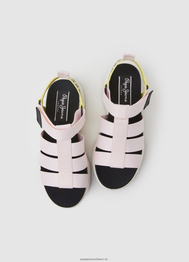 Venus Point Trek Sandalen Frauen Pepe Jeans Hell-Pink 84XH6T685