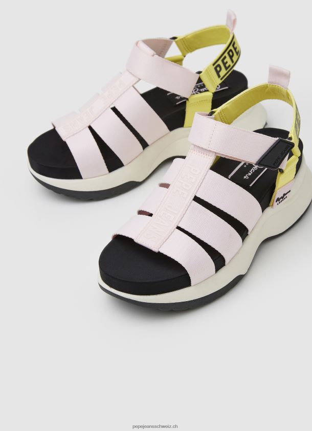 Venus Point Trek Sandalen Frauen Pepe Jeans Hell-Pink 84XH6T685