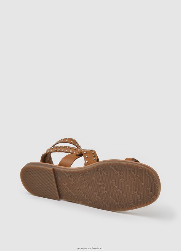 irma Ethno-Ledersandalen Frauen Pepe Jeans bräunen 84XH6T658