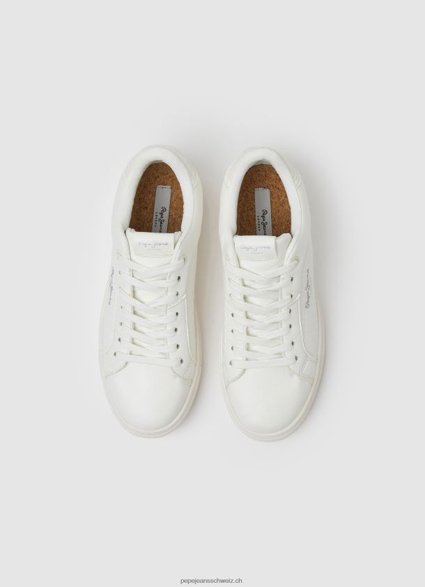 Adam Match klassische Turnschuhe Frauen Pepe Jeans Weiss 84XH6T586