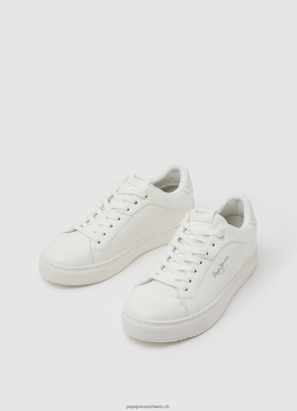 Adam Match klassische Turnschuhe Frauen Pepe Jeans Weiss 84XH6T586