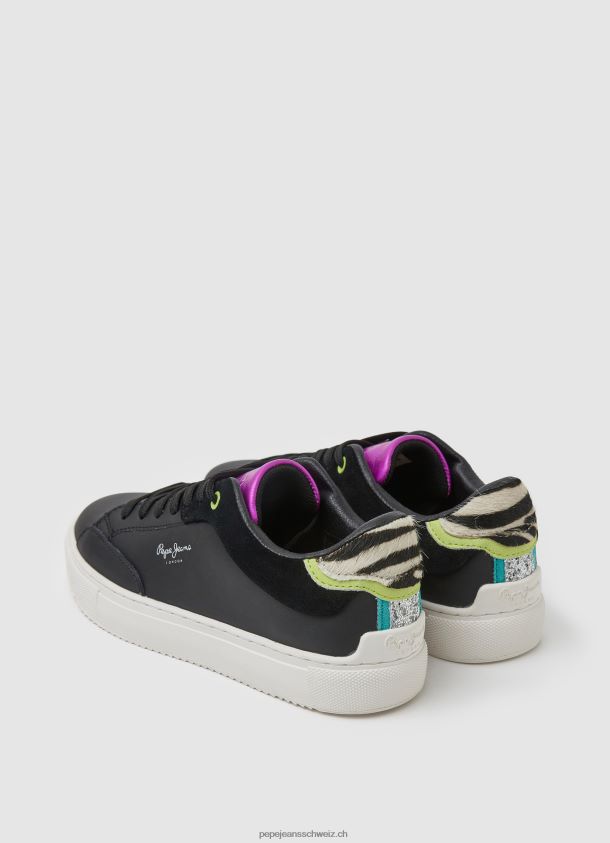 Adams Ari Basic Turnschuhe Frauen Pepe Jeans Schwarz 84XH6T613