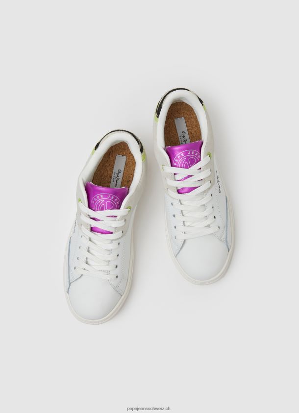 Adams Ari Basic Turnschuhe Frauen Pepe Jeans Weiss 84XH6T592