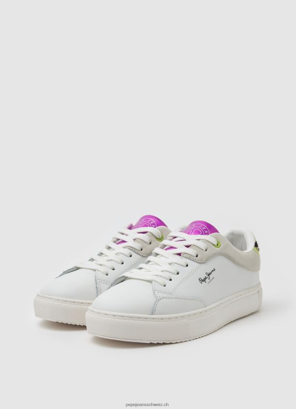 Adams Ari Basic Turnschuhe Frauen Pepe Jeans Weiss 84XH6T592