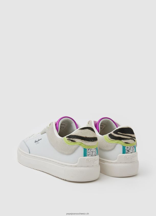 Adams Ari Basic Turnschuhe Frauen Pepe Jeans Weiss 84XH6T592
