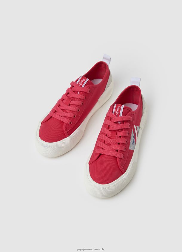 Allen Flag vulkanisierte Turnschuhe Frauen Pepe Jeans Fresa 84XH6T628