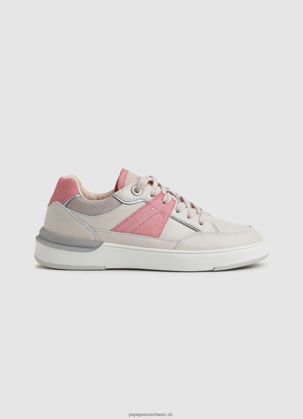 Baxter-Farben kombinierte Turnschuhe Frauen Pepe Jeans heller Pfirsich 84XH6T603