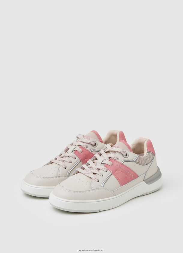 Baxter-Farben kombinierte Turnschuhe Frauen Pepe Jeans heller Pfirsich 84XH6T603