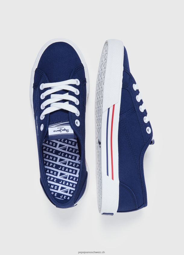 Brady Basic-Sneaker Frauen Pepe Jeans Marine 84XH6T637