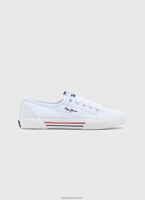 Brady Basic-Sneaker Frauen Pepe Jeans Weiss 84XH6T636