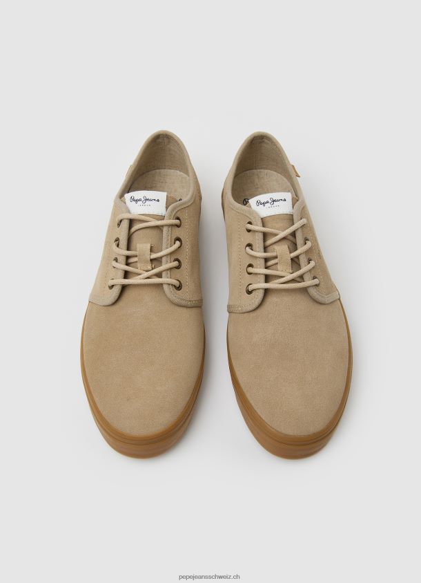 Colin Shoe Sneakers aus Leder Frauen Pepe Jeans Sand 84XH6T639