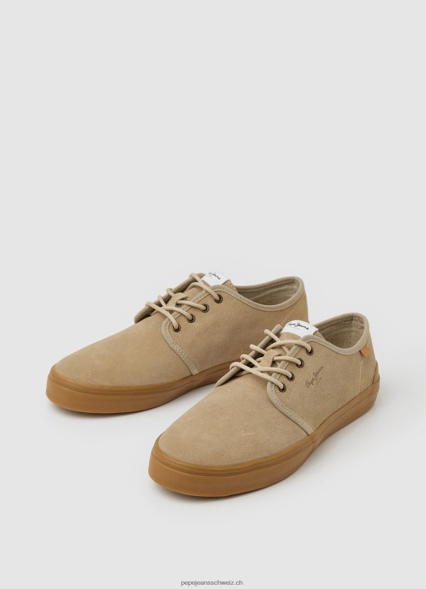 Colin Shoe Sneakers aus Leder Frauen Pepe Jeans Sand 84XH6T639