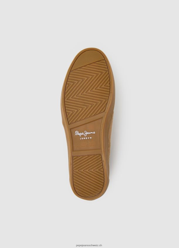 Colin Shoe Sneakers aus Leder Frauen Pepe Jeans bräunen 84XH6T640