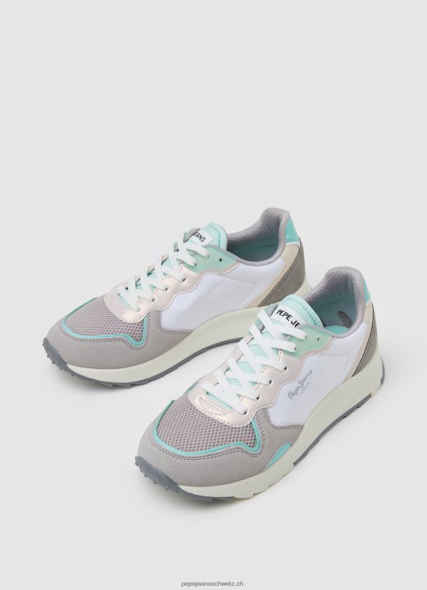 Joy Star weiche kombinierte Turnschuhe Frauen Pepe Jeans Weiss 84XH6T591