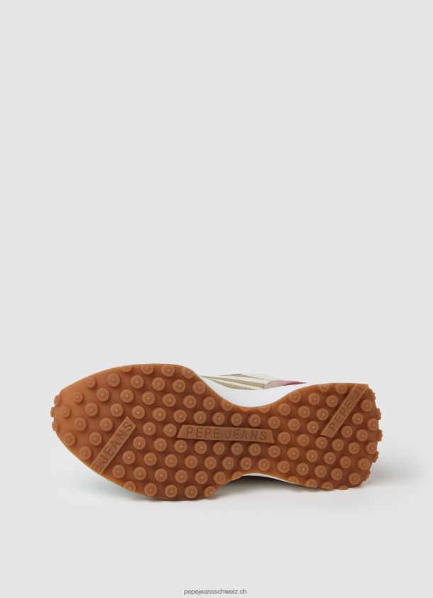 Kombinierte Turnschuhe mit Lucky-Print Frauen Pepe Jeans Mousse 84XH6T578