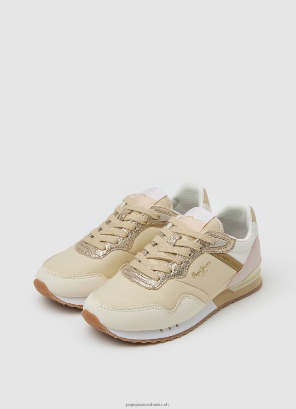 Laufschuhe von Albal London Frauen Pepe Jeans Gold 84XH6T609