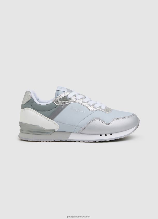 Laufschuhe von Albal London Frauen Pepe Jeans Silber 84XH6T610