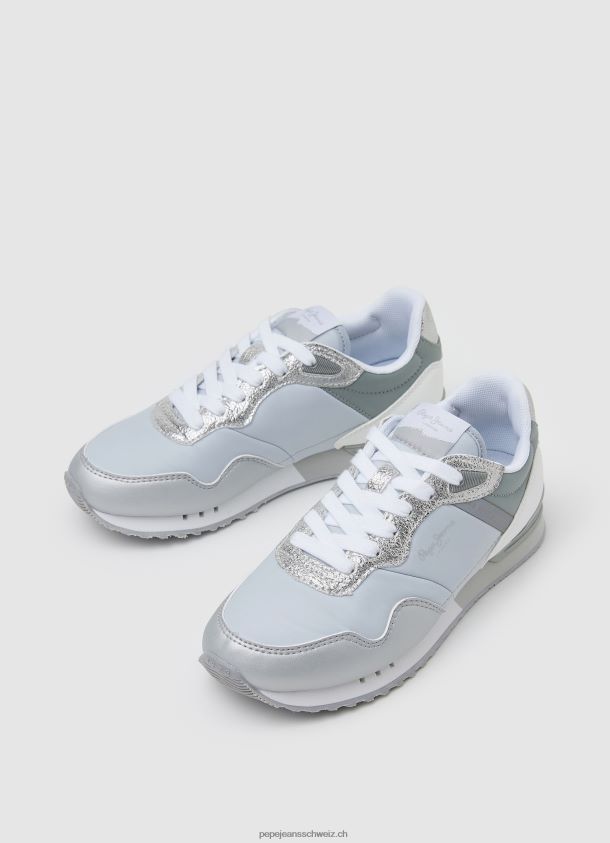 Laufschuhe von Albal London Frauen Pepe Jeans Silber 84XH6T610