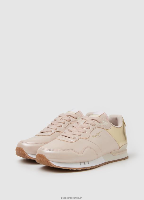 London Teil kombinierte Turnschuhe Frauen Pepe Jeans Gesicht 84XH6T624